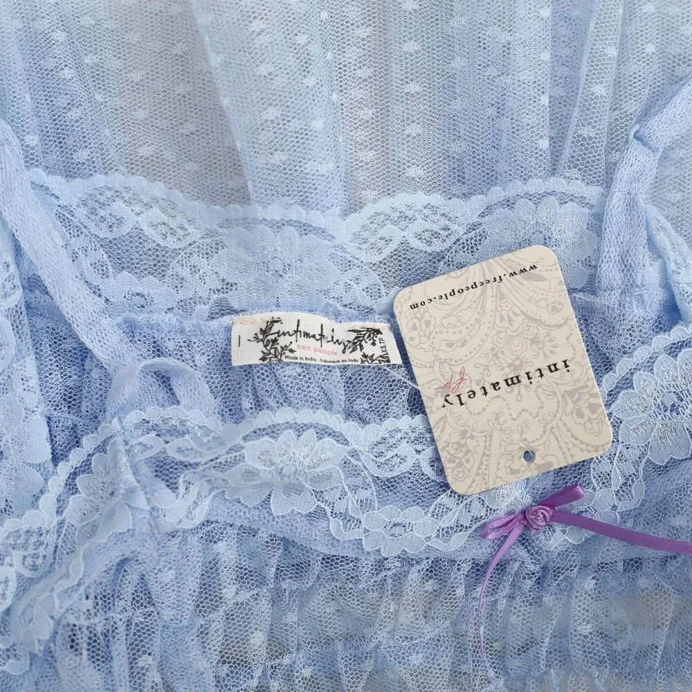 Intimately Free People In The Stars Cami Women's Blouse Top Lace Sheer XS 288461